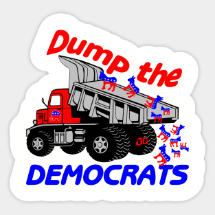 Dump the Democrats Sticker